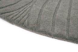 Wedgwood Folia Round rug Grey 38305-150 Grey