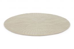 Wedgwood Folia Round rug Stone 38301-150 Stone