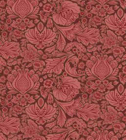 Folk Floral Fabric by Parker & Jules Crimson