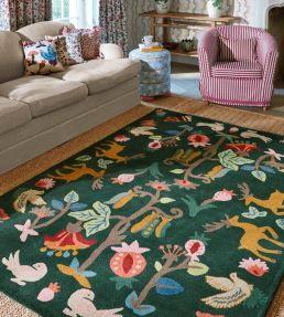Sanderson Forest of Dean rug Forest Green 146907140200 Forest Green
