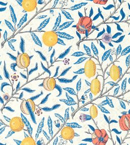 Fruit Fabric by Morris & Co Paradise Blue