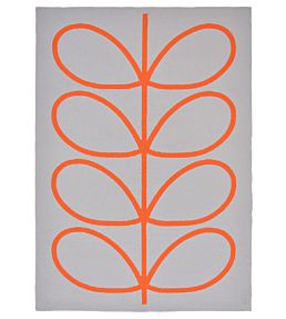 Orla Kiely Giant Linear Stem Outdoor rug Persimmon 460703-140200 Persimmon