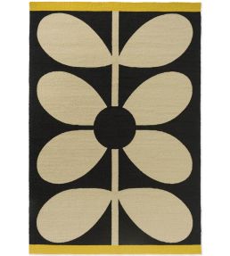 Orla Kiely Giant Sixties Stem rug Noir 463705-140200 Noir