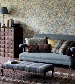 Golden Lily Wallpaper by Morris & Co Pale Biscuit