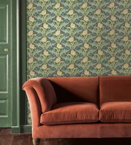 Tulip & Jasmine Wallpaper by GP & J Baker Blush