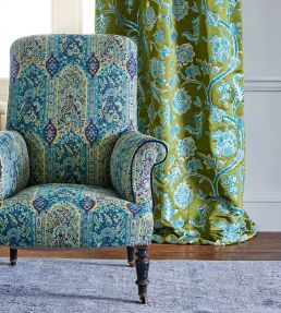 Winton Fabric by GP & J Baker Grey/Mustard