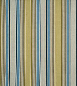 Arley Stripe Fabric by GP & J Baker Teal, Green