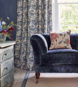 Kendal Velvet Fabric by GP & J Baker Blush