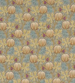 Pumpkins Fabric by GP & J Baker Teal