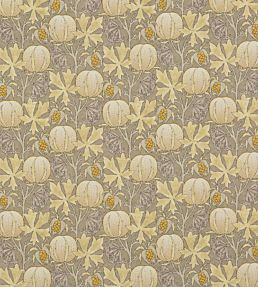 Pumpkins Fabric by GP & J Baker Grey/Ochre