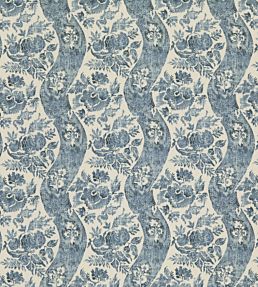 Caldbeck Fabric by GP & J Baker Indigo / Ivory
