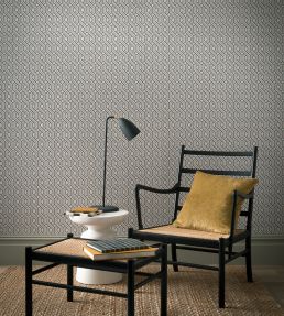 Boxwood Trellis Wallpaper by GP & J Baker Blush