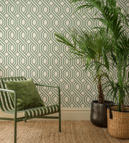 Parterre Wallpaper by GP & J Baker Soft Blue