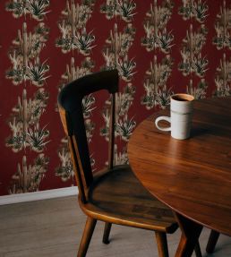 Grand Canyon Wallpaper by Coordonne Aubergine