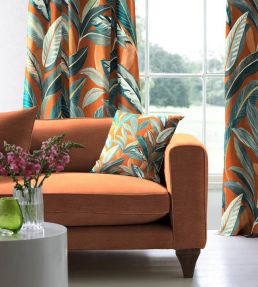 Grand Oasis Fabric by Arley House Amber