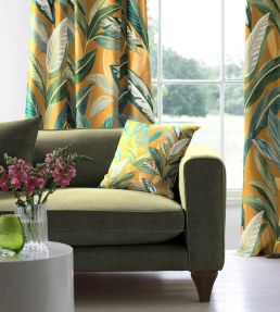 Grand Oasis Fabric by Arley House Lemon