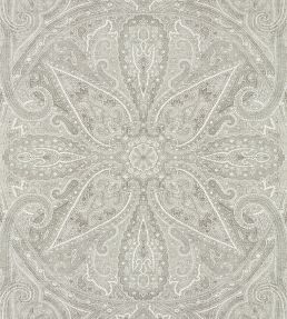 Grand Paisley Wallpaper by Zoffany Silver