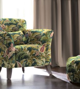 Grande Highgrove Fabric by Arley House Emerald