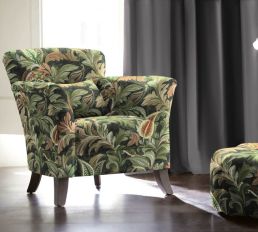 Grande Highgrove Fabric by Arley House Jade
