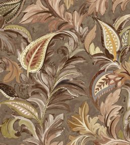 Grande Highgrove Fabric by Arley House Umber