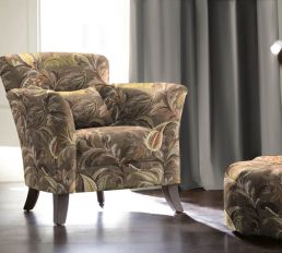 Grande Highgrove Fabric by Arley House Umber