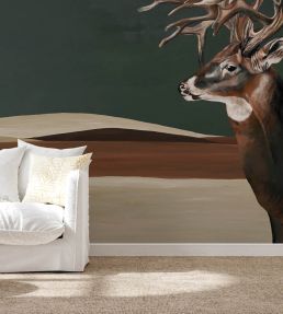 Great Deer Mural by Coordonne Green
