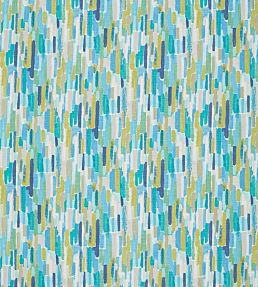 Trattino Fabric by Harlequin Turquoise/Multi