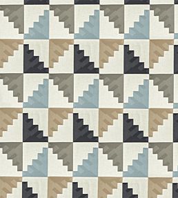 Mehari Fabric by Harlequin Sky/Maize/Charcoal