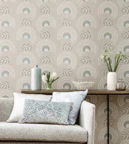 Louella Wallpaper by Harlequin Seaglass/Pearl