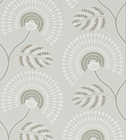 Louella Wallpaper by Harlequin Linen/Silver