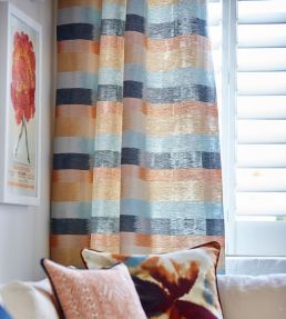 Estrato Fabric in Denim/Nude/Sky by Harlequin | Jane Clayton