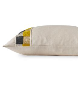 Hatchett Silk Pillow 14 x 20" by James Hare Grey/Gold