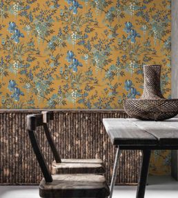 Hestia Wallpaper by Woodchip & Magnolia Mustard