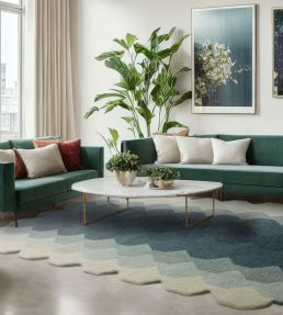 Asiatic Hive rug Teal HIVE120170TEAL Teal