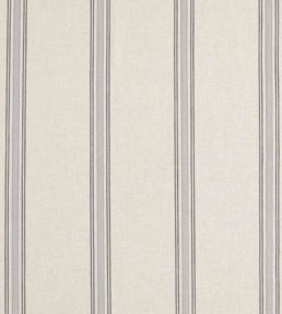 Hockley Stripe Fabric by Sanderson Charcoal