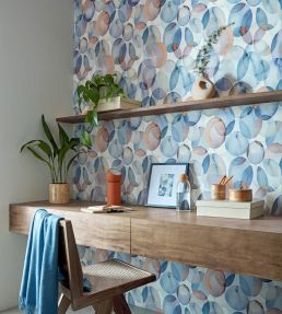 Honesty Wallpaper by 1838 Wallcoverings Opal