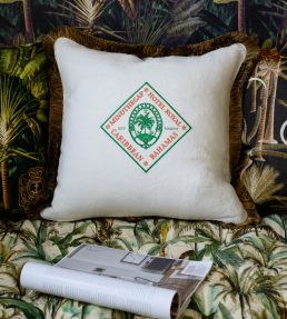 Hotel Royal Pillow 20 x 12" by MINDTHEGAP Green
