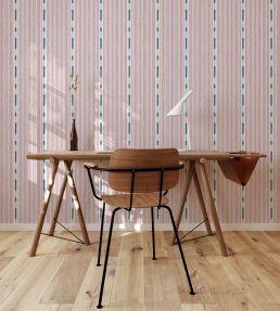 Huipil Wallpaper by Coordonne Red