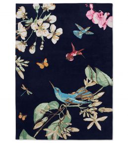Wedgwood Hummingbird rug Navy 37818-120180 Navy