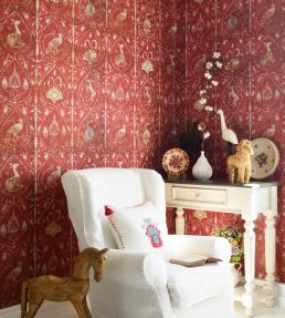 Hunter's Tapestry Wallpaper by MINDTHEGAP Red