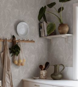 Idun Wallpaper by Sandberg Mineral Grey