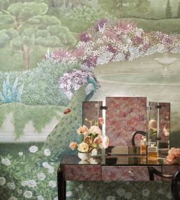 Idyll Mural by Cole & Son Eau De Nil