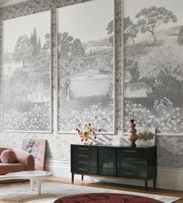 Idyll Mural by Cole & Son Platinum Matte