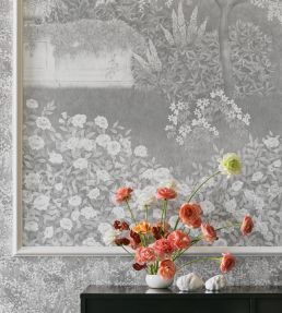 Idyll Mural by Cole & Son Platinum Matte