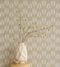 Ikat Desert Wallpaper by Eijffinger White/Cream