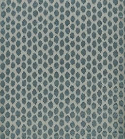 Ikat Spot Fabric by Zoffany Blue Stone
