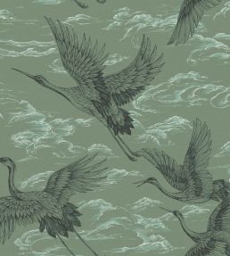 Imperial Ibis Wallpaper by Coordonne Jade