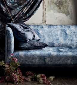 Impression Fabric by Clarke & Clarke Pewter