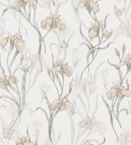 Iris Wallpaper by Sandberg Powder Pink
