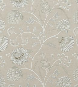 Siam Linen Fabric by James Hare Natural